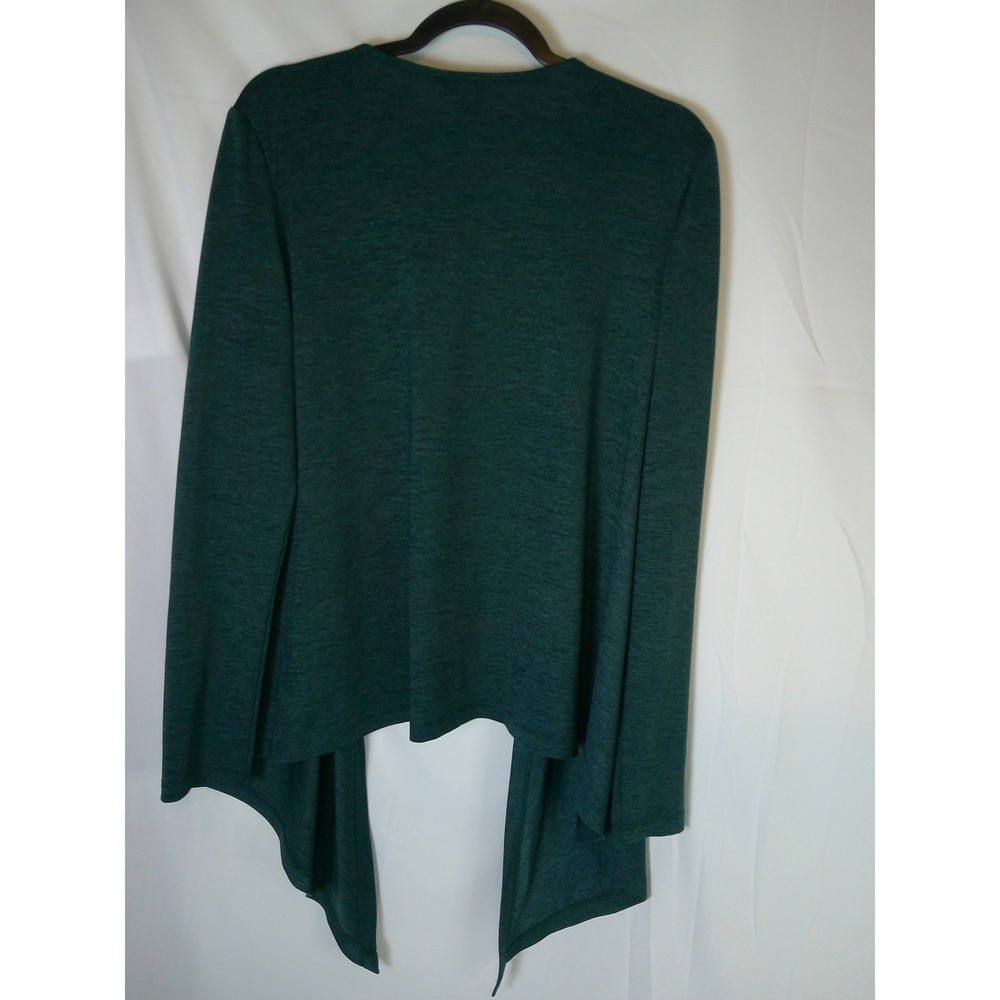 Jessica‎ Howard Womens Teal Green Heathered Knit Dress and Cardigan Set Size 10 - Picture 5 of 7